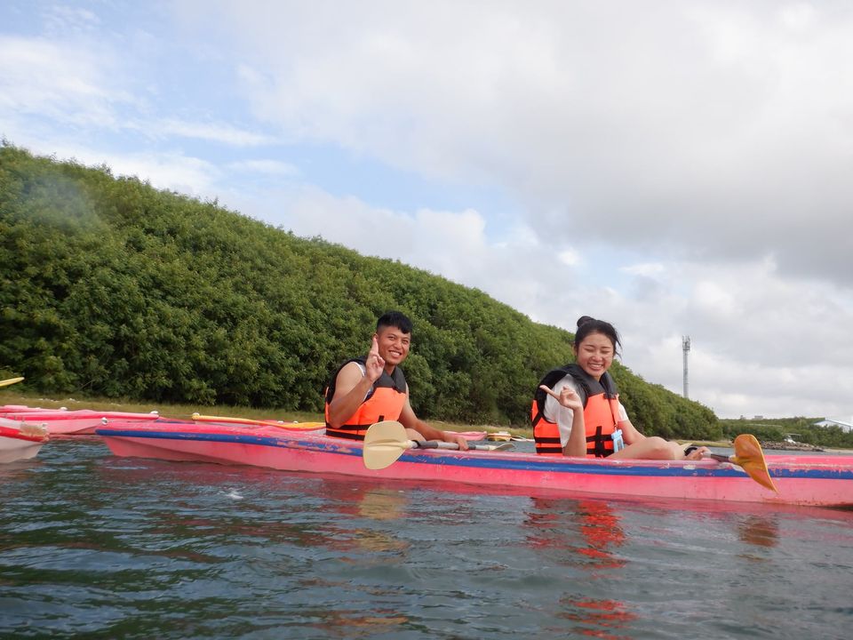 澎湖旅遊-井垵三合一(獨木舟，滑水，風帆)